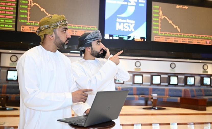 ارتفاع مؤشر بورصة مسقط 66.8% في النصف الأول