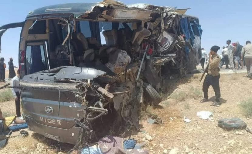Syrian bus crash kills 35, injures 30