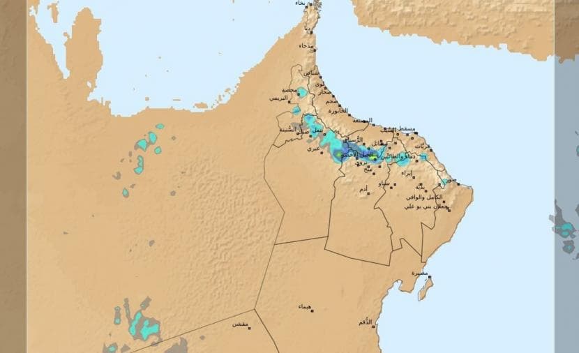 Today’s weather: clouds, storms, dust