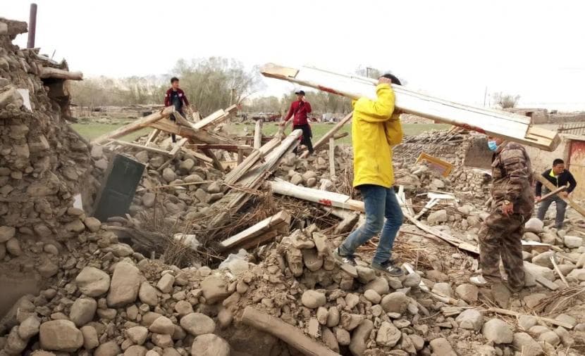 Two quakes hit Qinghai China