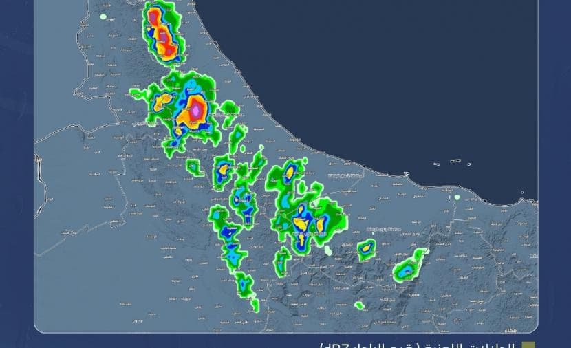 Rain boosts atmosphere in five governorates