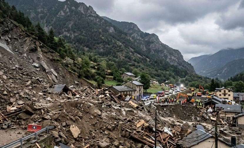 China landslide causes 8 deaths and 30 missing