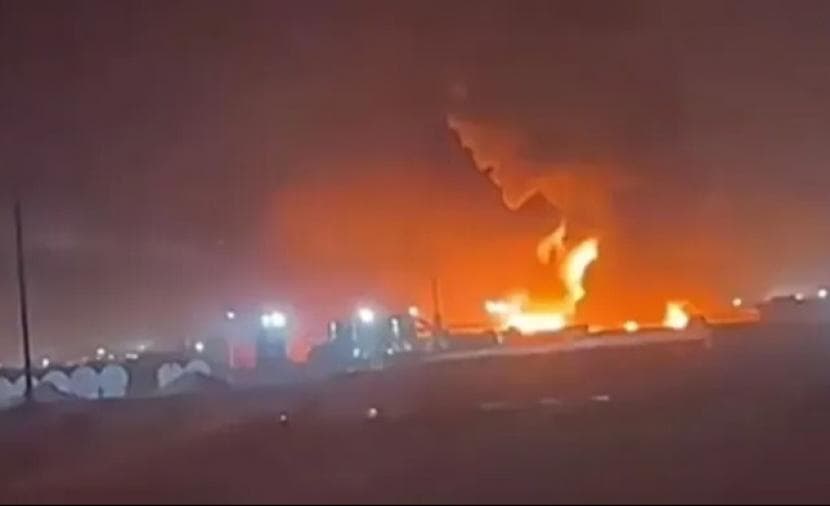 Massive Fuel Warehouse Explosion in Sulaymaniyah