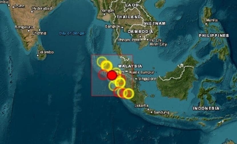Magnitude 6.1 quake off Sumatra