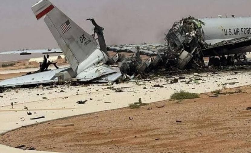 American aircraft damage in Jordan from Iranian strikes