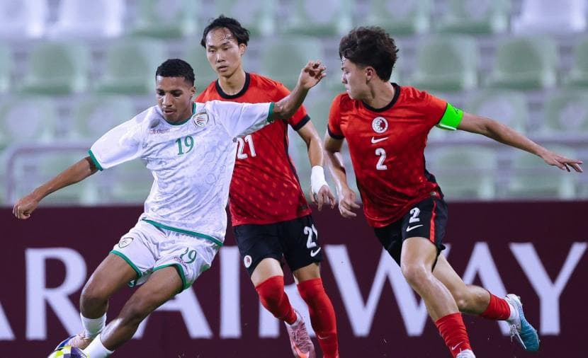الأحمر الشاب يتأهل بعد تعادل مع هونج كونج