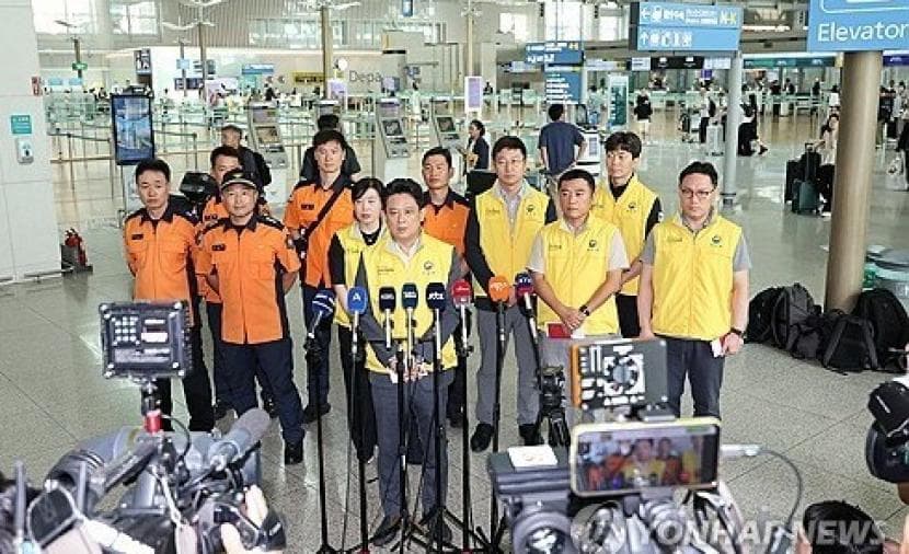 South Korea dispatches aid team to Nepal