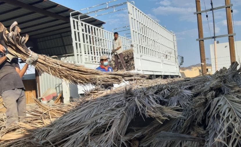 Al Khalifains to Al-Ru'ya: Palm Fronds as Wealth for Local Industry