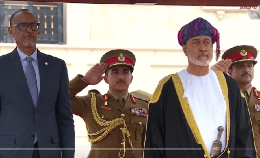 سلطان عمان ورئيس رواندا يجريان مباحثات