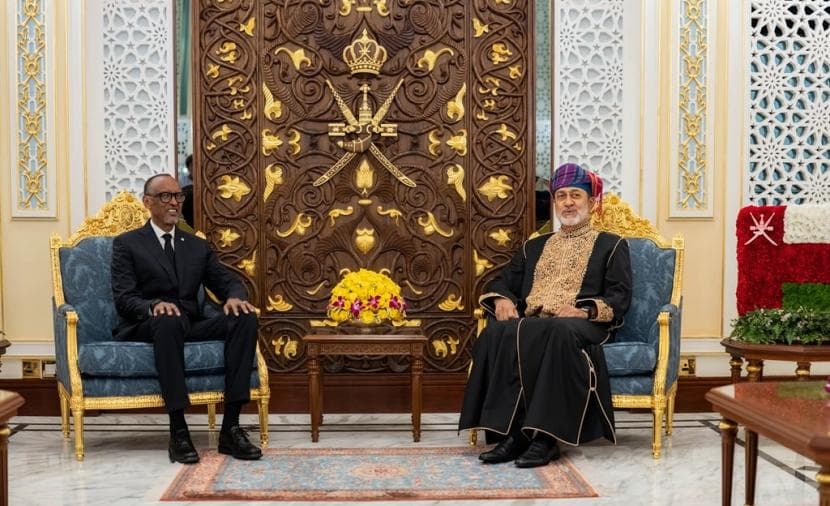 Sultan and Rwandan President talk ties