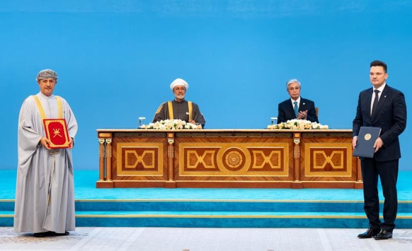 Oman and Kazakhstan Sign 15 Agreements