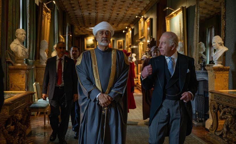 تحضيرات لمدة أربعة أيام لعشاء ملكي تكريمًا للسلطان
