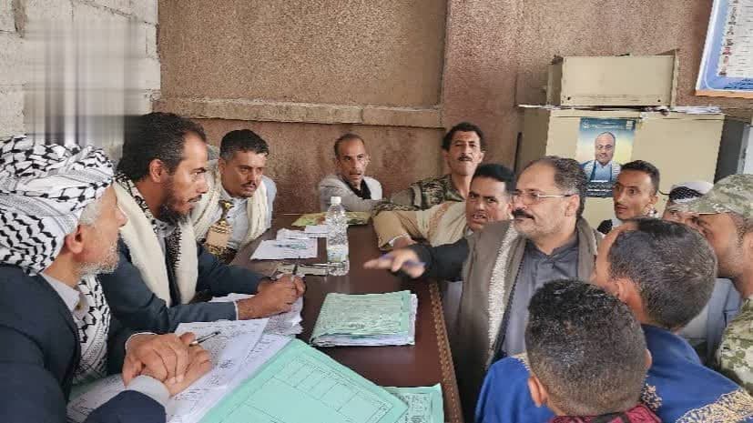 رئيس استئناف إب يطلع على عمل المحاكم