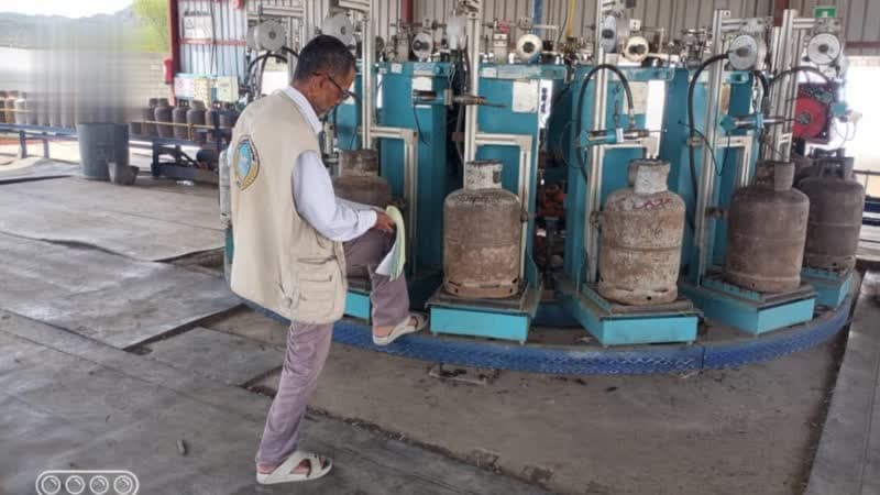 هيئة المواصفات تتجه إلى تعز لإجراء نزول ميداني لمراقبة محطات الغاز