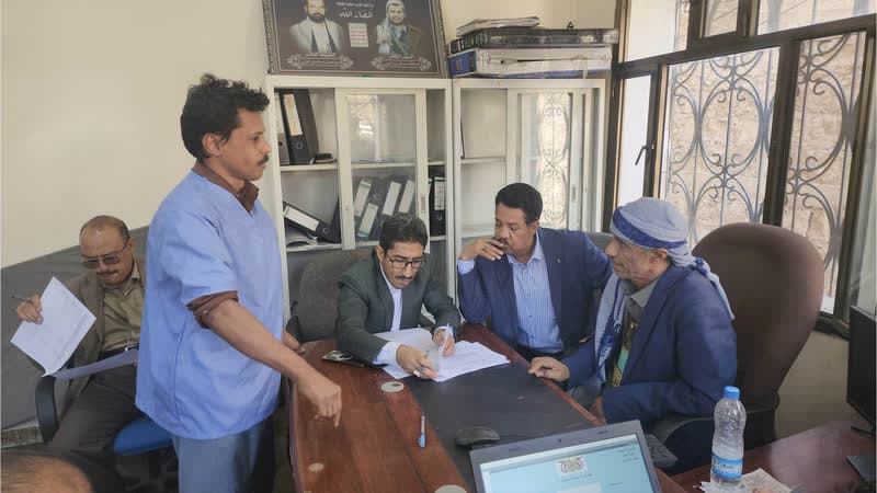 النائب العام يتفقد أوضاع السجناء في المعلمي وهبرة