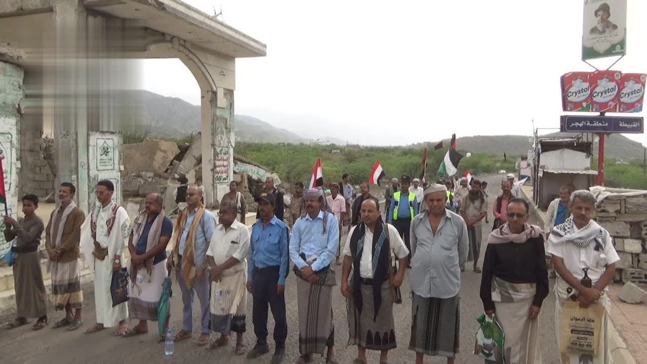 مسيرات في لحج لإحياء ذكرى استشهاد الإمام زيد وتأييداً لبيان القوات المسلحة