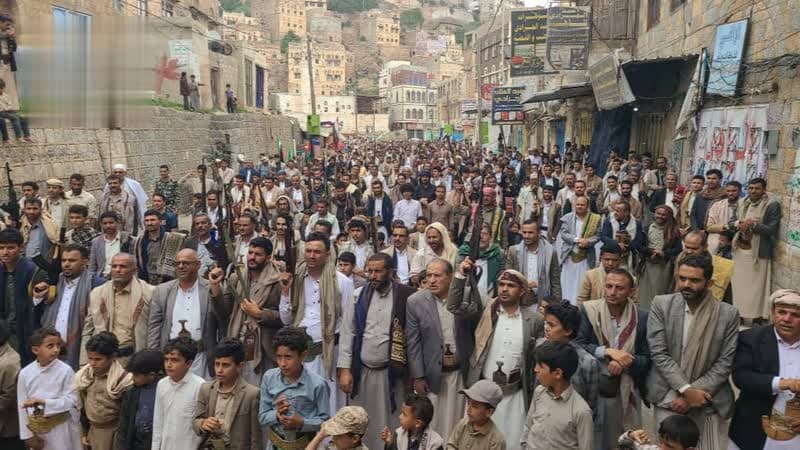 33 مسيرة جماهيرية في المحويت لإحياء ذكرى استشهاد الإمام زيد وتأييداً لبيان القوات المسلحة