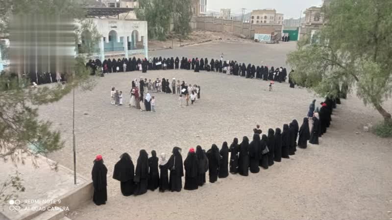 وقفة نسائية في صنعاء الجديدة خلال جمعة "التحذير والنفير"