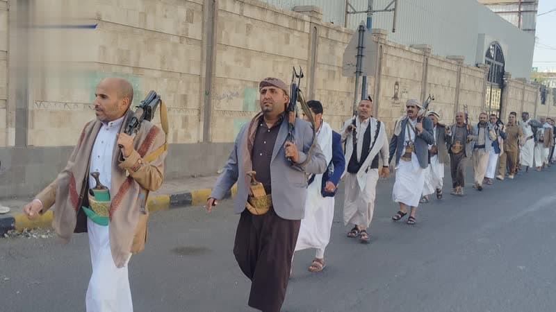 مسير ووقفة لموظفي مالية الأمانة لتأكيد الجهوزية والإعلان عن النفير العام