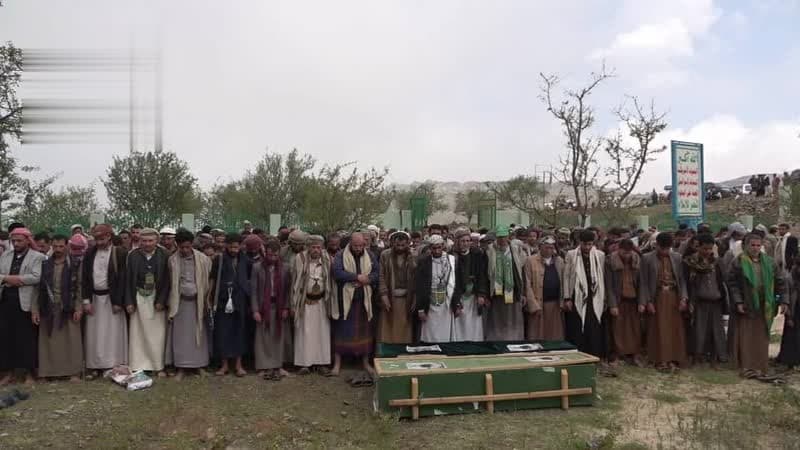 Funeral of Osama and Rabeesh Al-Siyaqi in Al-Haymah