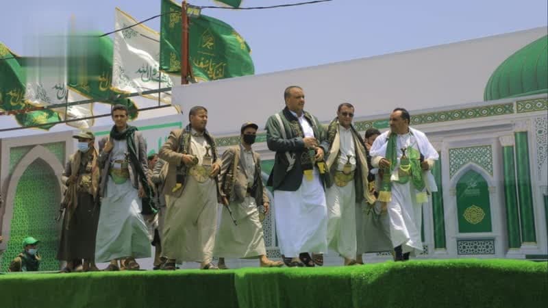 Al-Bushiri and Al-Shami review Ibb Mawlid setup