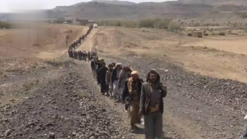 تجمع ووقفة في الحصن لإظهار الاستعداد