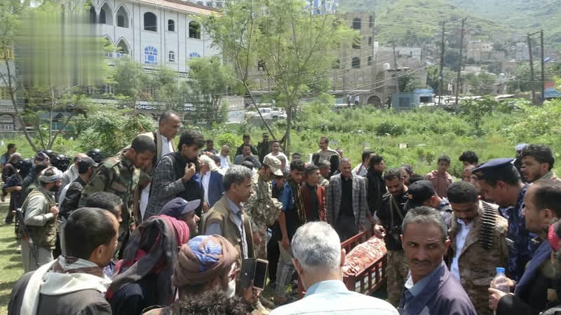 Funeral for Martyr Second Lieutenant Alwan in Ibb
