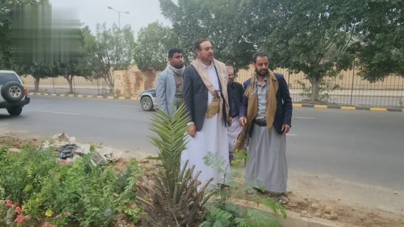 عباد يراجع أعمال تطوير ميدان السبعين