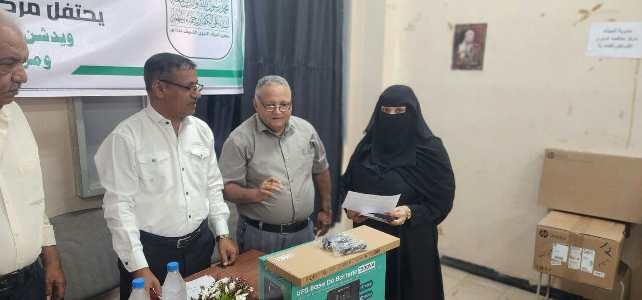 Computer distribution for TB coordinators in Hodeidah