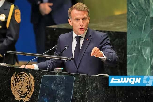 ماكرون يشدد على وضع غزة والضفة