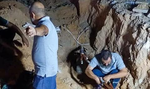 Power outages in Ain Zara from excavation
