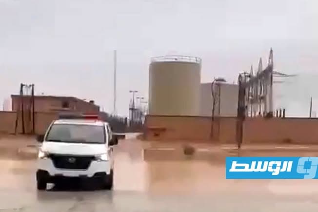 Accident on Road Near Sebha