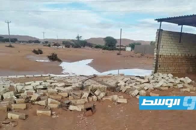 Flood damages in Mizda and Nasma