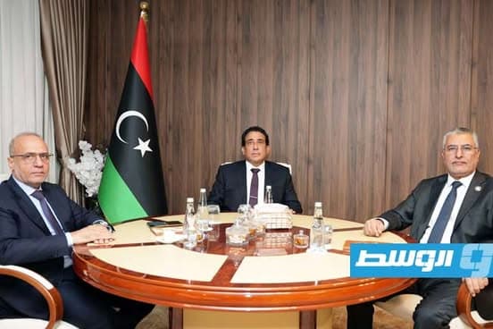 المنفي واللافي وتكالة يدعون لعملية سياسية وقانون انتخابي