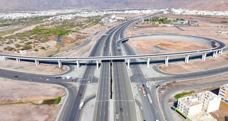 Oman’s roads total over 45,000 km