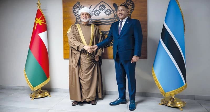 Sultan and Botswana Leader Discuss Cooperation
