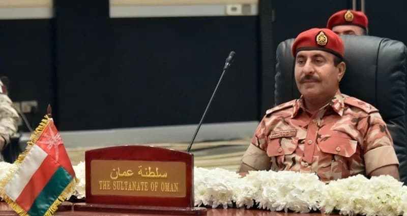 Oman Royal Army Commander at Land Forces Meeting