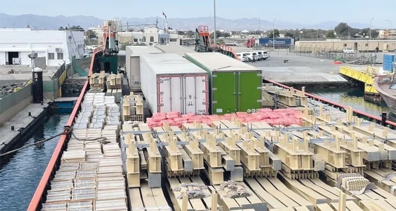 Shinas Port Processes Over 1.3M Tons