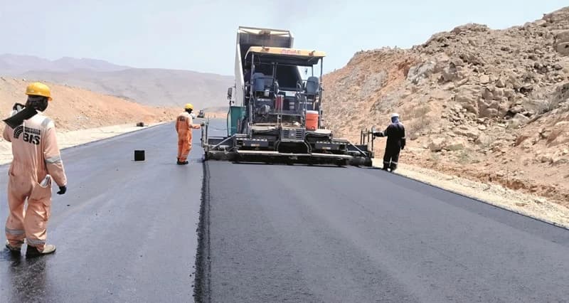 Wadi Bani Jaber Road Project Progresses to 73%