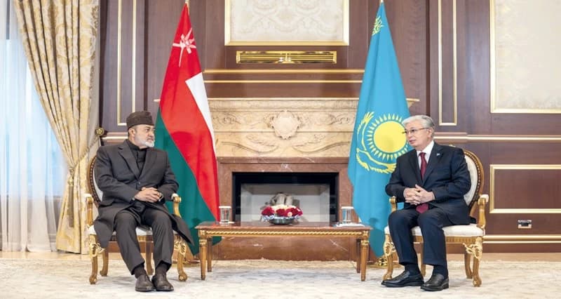 Sultan commences Kazakhstan visit