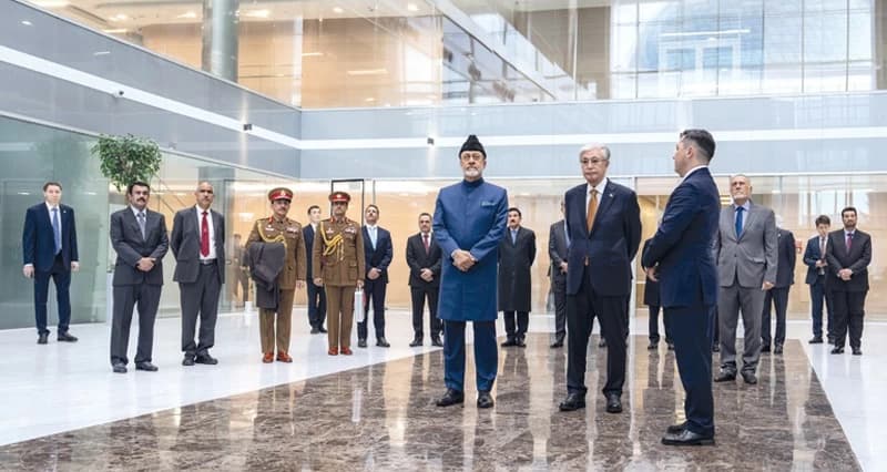 Sultan and Kazakh President Open Business Forum