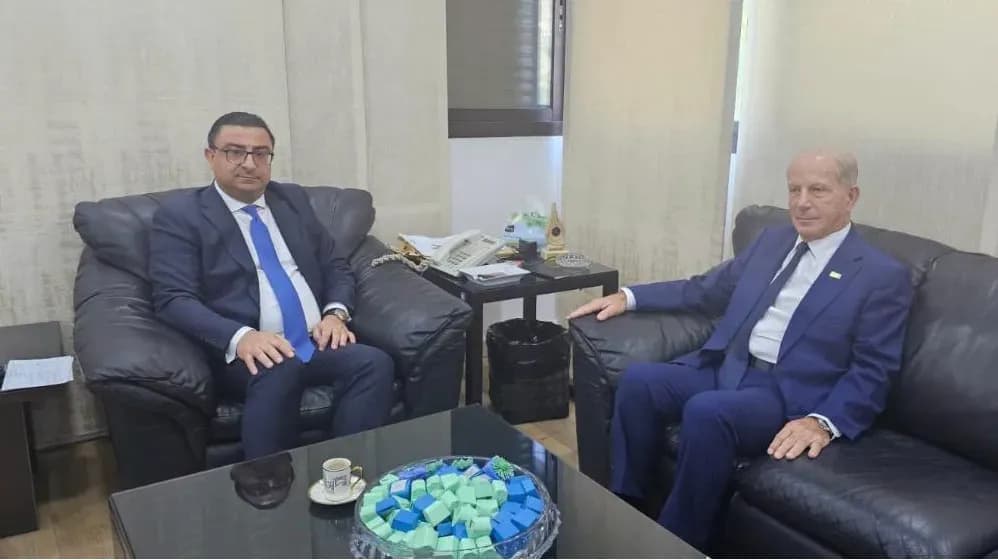 عيسى والحاج يتفقان على التعاون القضائي