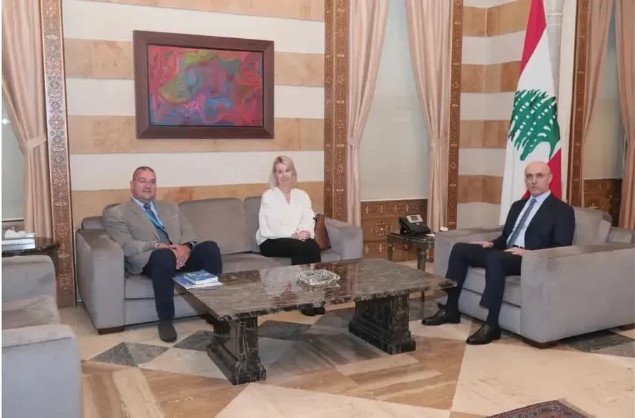 الحجار يناقش مع مفوضية اللاجئين أوضاع النازحين