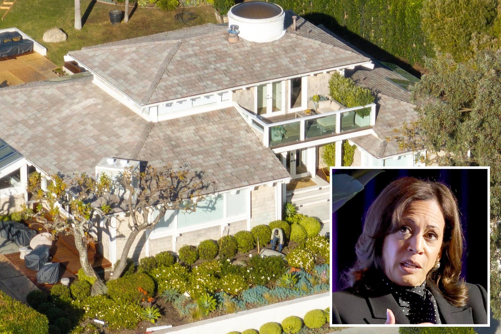 Intruder at Kamala Harris's residence