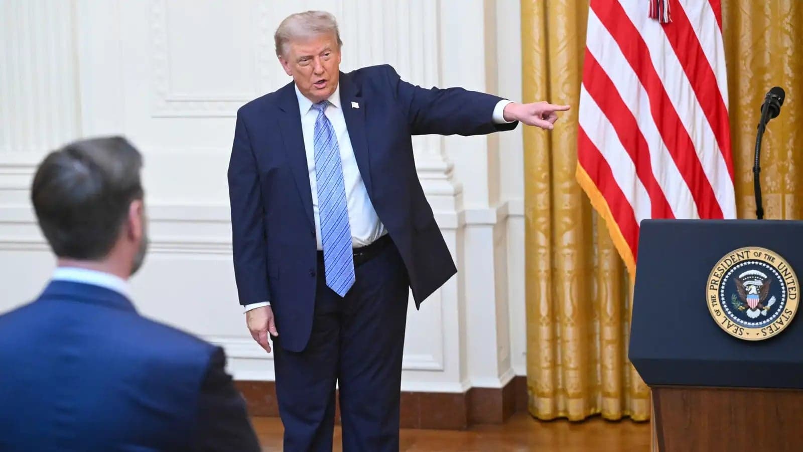 Trump urges revoking licenses of American TV networks that declined to broadcast his speech