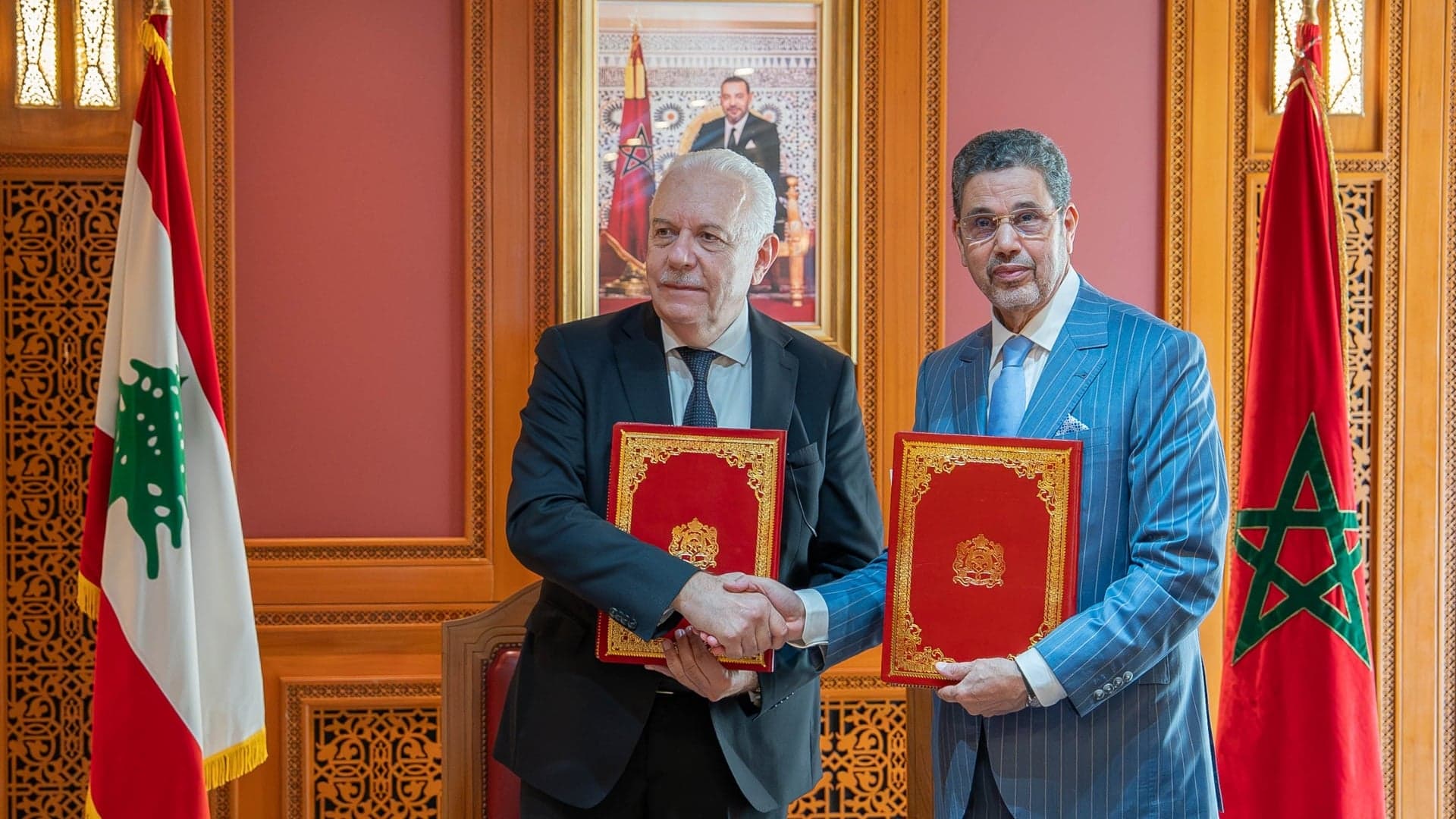القاضي عبود يوقع اتفاقية قضائية مع المغرب