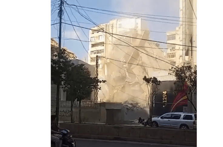 Residential building section collapses