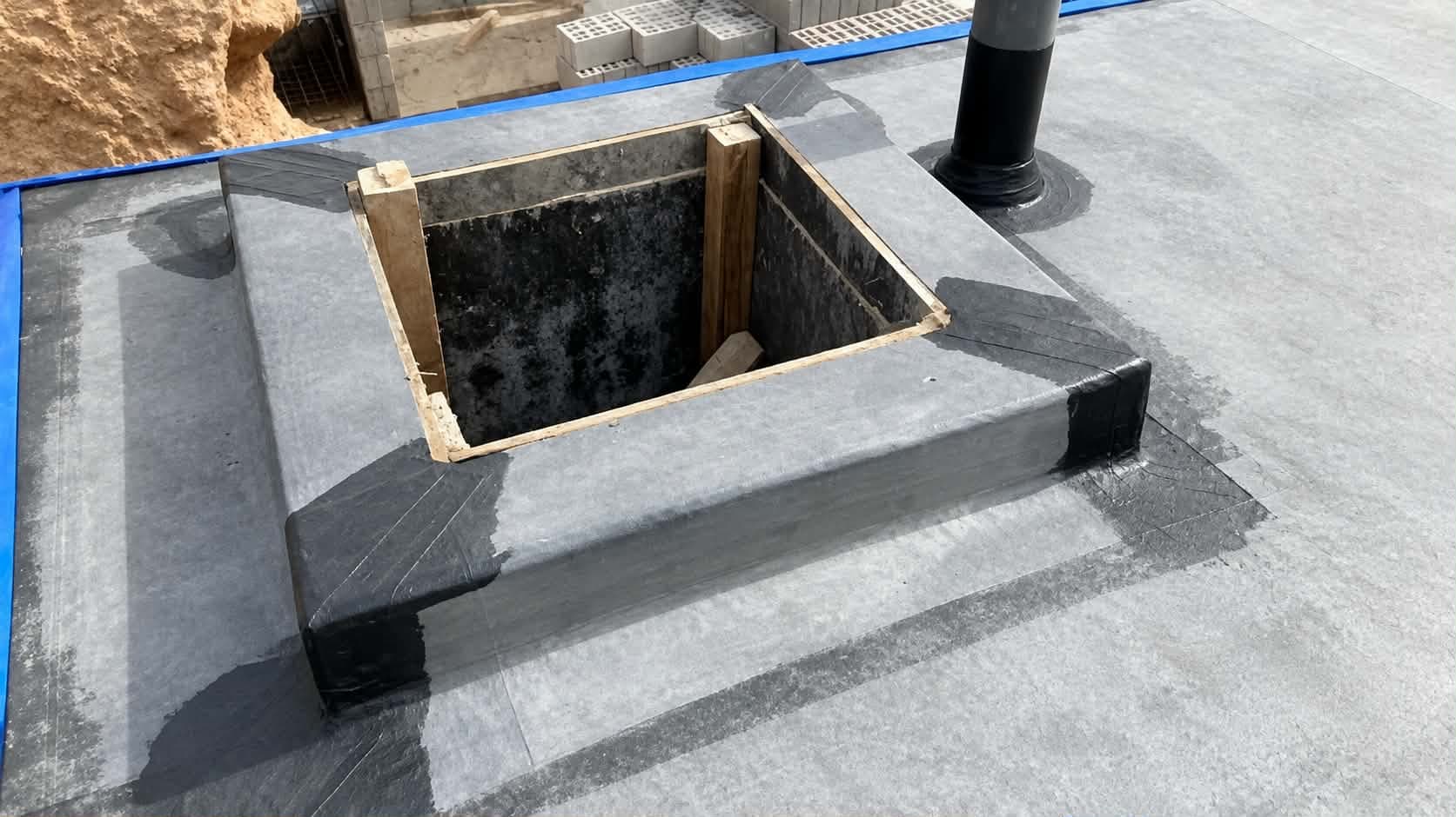 Trapped in water storage room