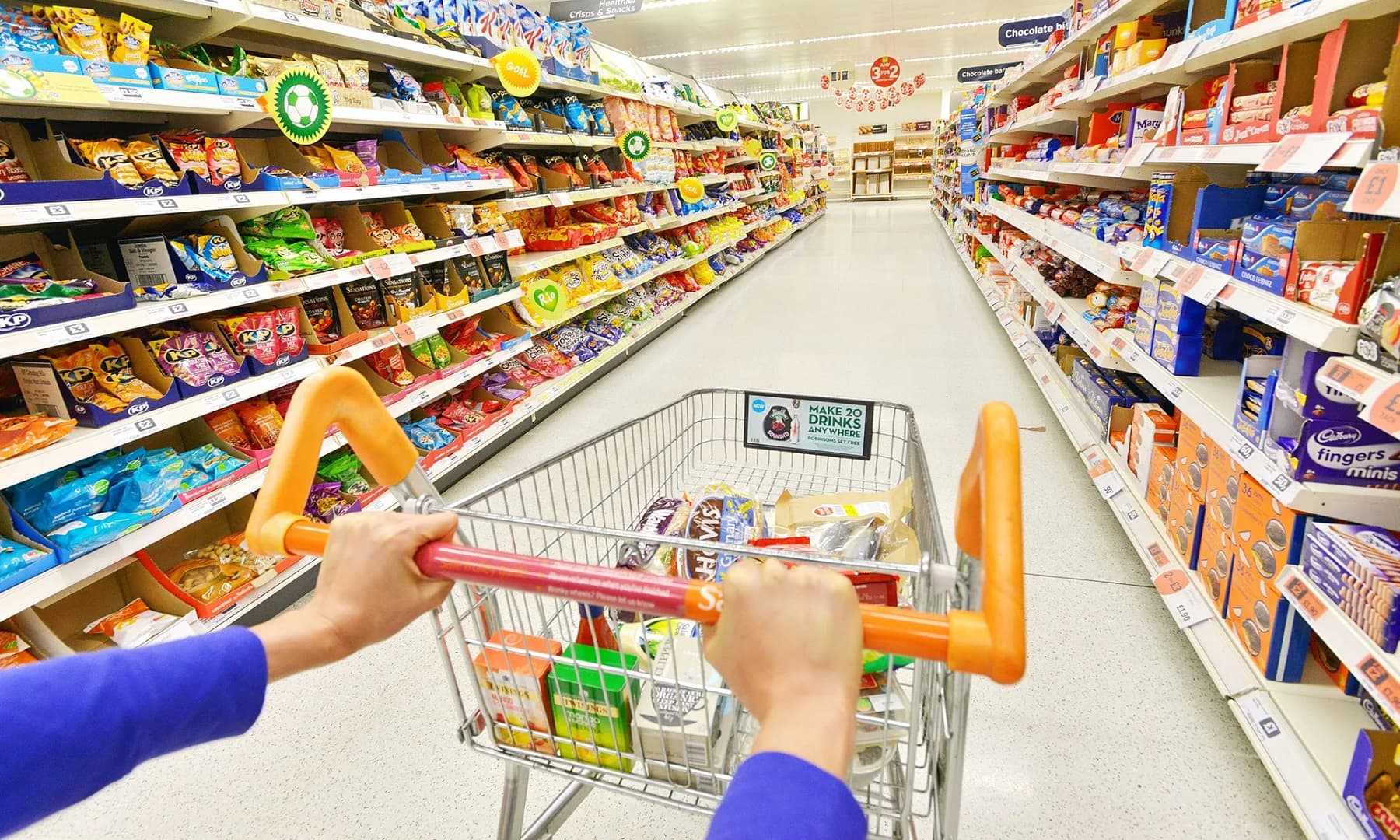 Supermarket thefts leave basket empty