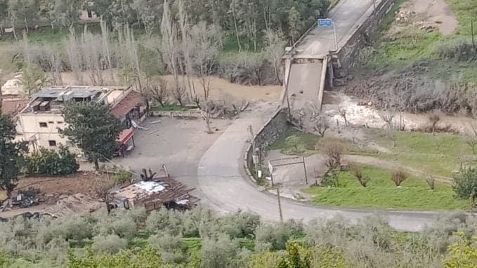 Qaqa'a Bridge Repair Ongoing